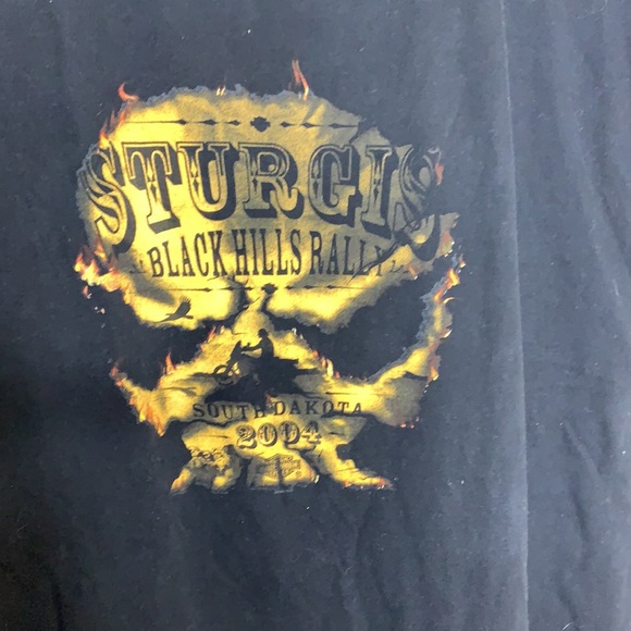 Harley-Davidson | Black Hills Rapid City 2004 Tee | Sleeveless Distressed Shirt - Picture 3 of 8